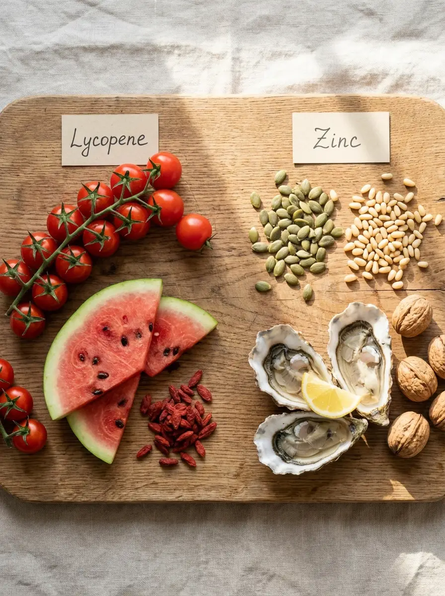 Vitamins and antioxidants from food